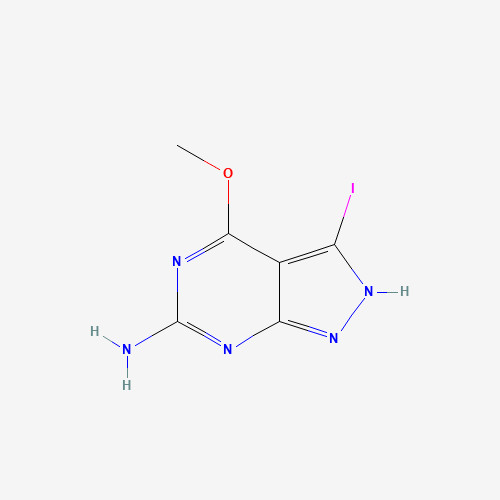 3-iodo-4-methoxy-2H-pyrazolo[3,4-d]pyrimidin-6-amine (CAS: 203180-01-2) - Related Chemical Product