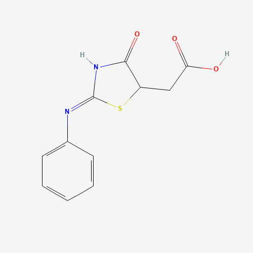 2-(2-anilino-4-oxo-1,3-thiazol-5-yl)acetic acid (CAS: 67309-49-3) - Related Chemical Product