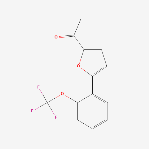 1-[5-[2-(trifluoromethoxy)phenyl]furan-2-yl]ethanone (CAS: 259251-82-6) - Related Chemical Product