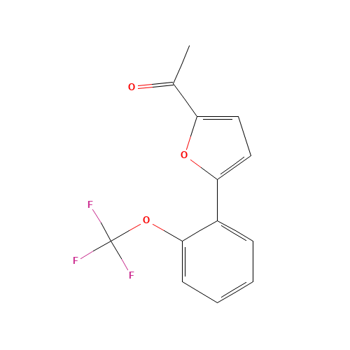 1-[5-[2-(trifluoromethoxy)phenyl]furan-2-yl]ethanone (CAS: 259251-82-6) - Related Chemical Product