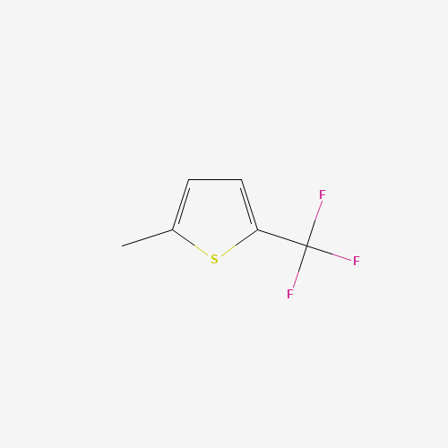 2-methyl-5-(trifluoromethyl)thiophene (CAS: 256423-13-9) - Chemical Structure and Molecular Formula 