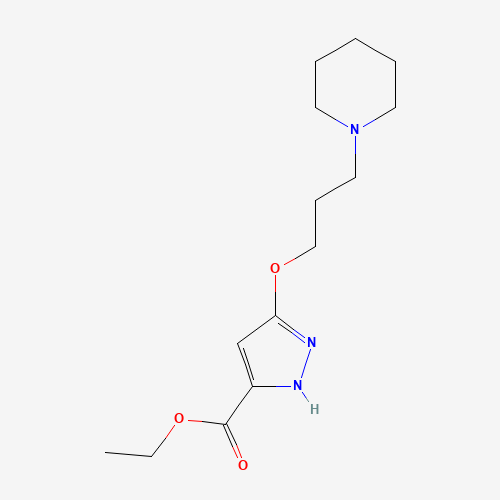 ethyl 3-(3-piperidin-1-ylpropoxy)-1H-pyrazole-5-carboxylate (CAS: 1192313-29-3) - Related Chemical Product