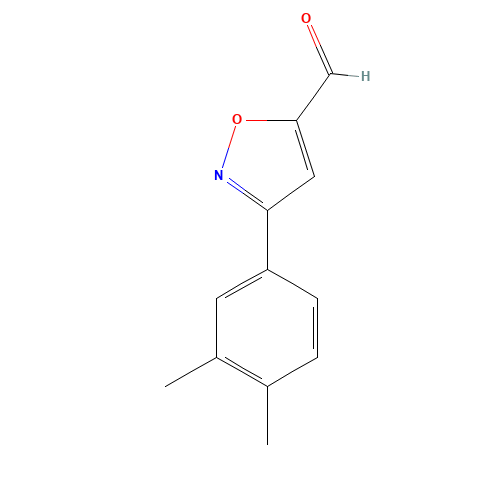 3-(3,4-dimethylphenyl)-1,2-oxazole-5-carbaldehyde (CAS: 885273-72-3) - Related Chemical Product