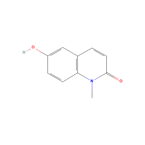 6-hydroxy-1-methylquinolin-2-one (CAS: 69601-45-2) - Chemical Structure and Molecular Formula 