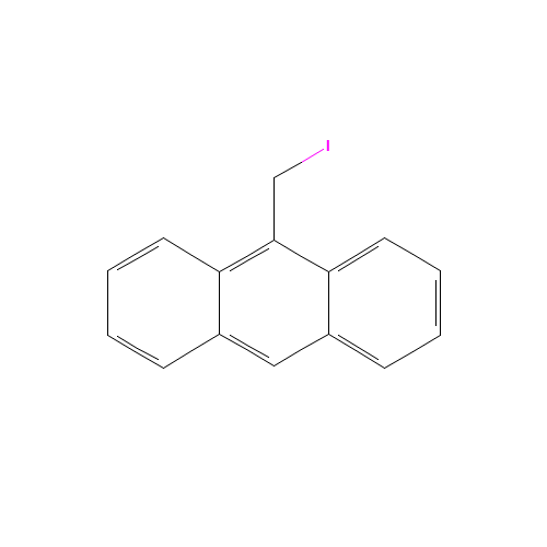 9-(iodomethyl)anthracene (CAS: 260365-89-7) - Chemical Structure and Molecular Formula 