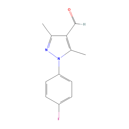 1-(4-fluorophenyl)-3,5-dimethylpyrazole-4-carbaldehyde (CAS: 890626-54-7) - Related Chemical Product