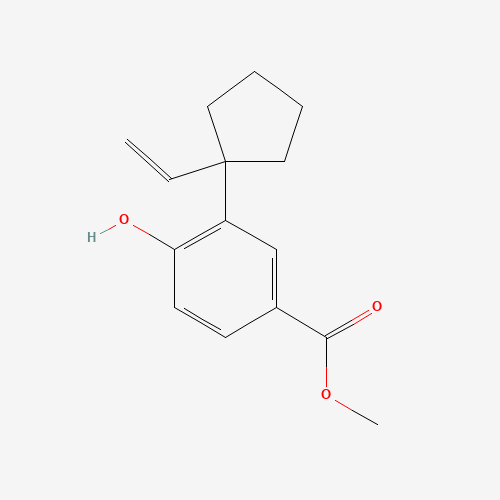 methyl 3-(1-ethenylcyclopentyl)-4-hydroxybenzoate (CAS: 1142229-40-0) - Related Chemical Product
