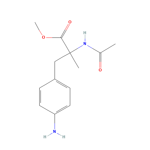 methyl 2-acetamido-3-(4-aminophenyl)-2-methylpropanoate (CAS: 64619-62-1) - Related Chemical Product