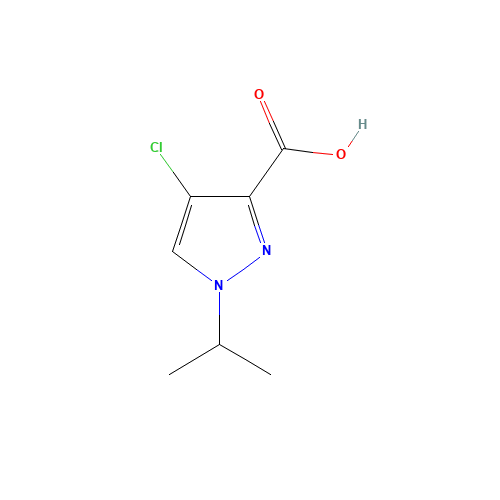 4-chloro-1-propan-2-ylpyrazole-3-carboxylic acid (CAS: 1006493-69-1) - Related Chemical Product