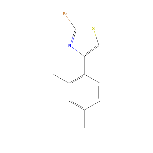 2-bromo-4-(2,4-dimethylphenyl)-1,3-thiazole (CAS: 412923-64-9) - Related Chemical Product