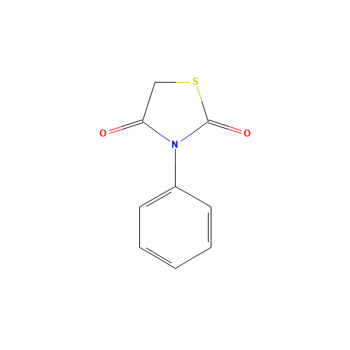 3-phenyl-1,3-thiazolidine-2,4-dione (CAS: 1010-53-3) - Related Chemical Product
