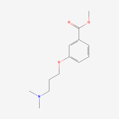 methyl 3-[3-(dimethylamino)propoxy]benzoate (CAS: 921938-75-2) - Chemical Structure and Molecular Formula 