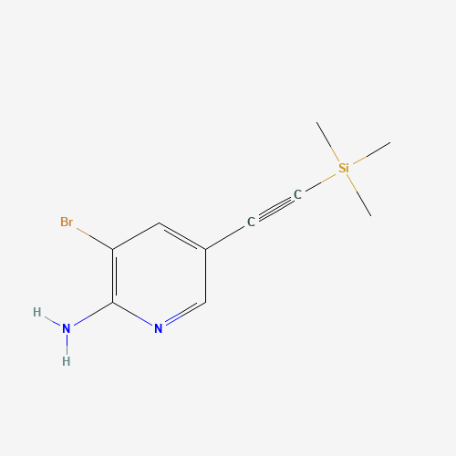 3-bromo-5-(2-trimethylsilylethynyl)pyridin-2-amine (CAS: 1478858-43-3) - Related Chemical Product