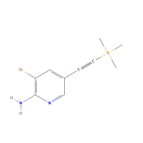3-bromo-5-(2-trimethylsilylethynyl)pyridin-2-amine (CAS: 1478858-43-3) - Related Chemical Product