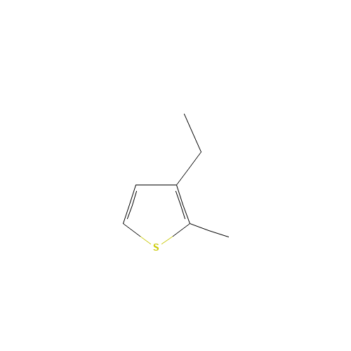 3-ethyl-2-methylthiophene (CAS: 53119-51-0) - Chemical Structure and Molecular Formula 
