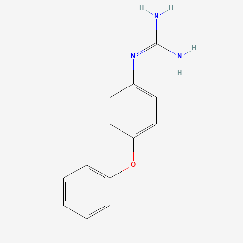 nitric acid;2-(4-phenoxyphenyl)guanidine (CAS: 105901-53-9) - Chemical Structure and Molecular Formula 