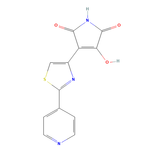 3-hydroxy-4-(2-pyridin-4-yl-1,3-thiazol-4-yl)pyrrole-2,5-dione (CAS: 80653-76-5) - Related Chemical Product