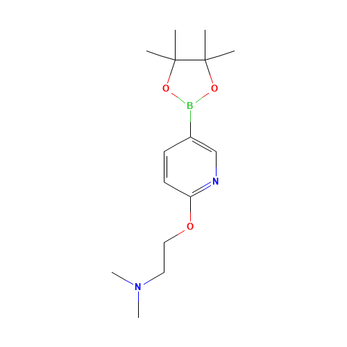N,N-dimethyl-2-[5-(4,4,5,5-tetramethyl-1,3,2-dioxaborolan-2-yl)pyridin-2-yl]oxyethanamine (CAS: 892501-92-7) - Related Chemical Product