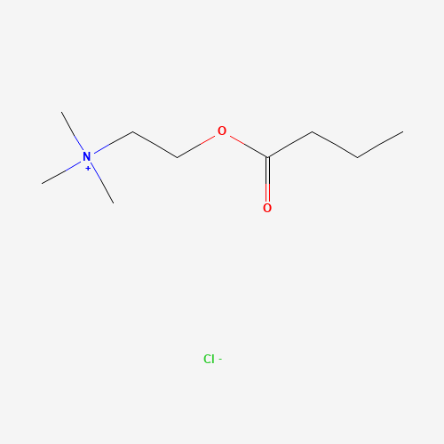 2-butanoyloxyethyl(trimethyl)azanium;chloride (CAS: 2963-78-2) - Related Chemical Product
