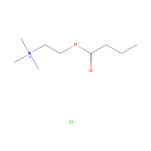 2-butanoyloxyethyl(trimethyl)azanium;chloride (CAS: 2963-78-2) - Related Chemical Product