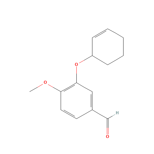 3-cyclohex-2-en-1-yloxy-4-methoxybenzaldehyde (CAS: 176756-92-6) - Related Chemical Product