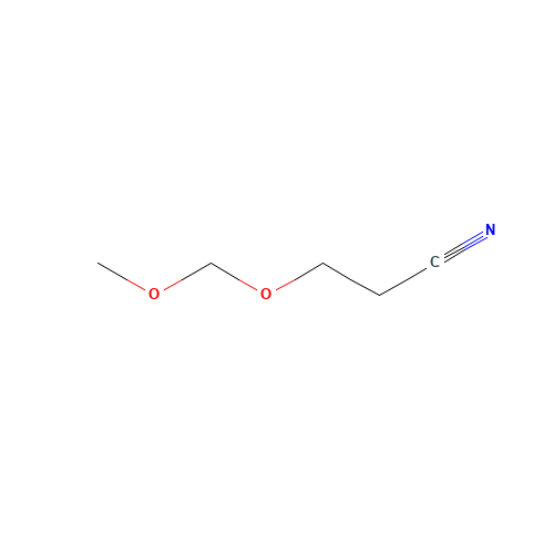 3-(methoxymethoxy)propanenitrile (CAS: 52406-33-4) - Chemical Structure and Molecular Formula 