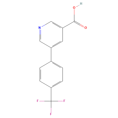 5-[4-(trifluoromethyl)phenyl]pyridine-3-carboxylic acid (CAS: 885959-44-4) - Related Chemical Product