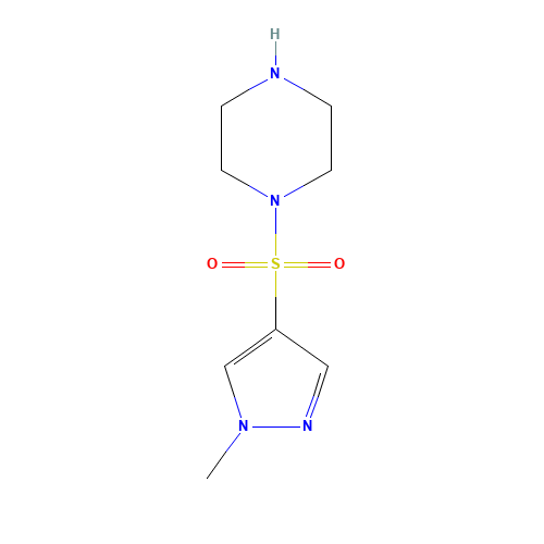 1-(1-methylpyrazol-4-yl)sulfonylpiperazine (CAS: 1005610-93-4) - Related Chemical Product