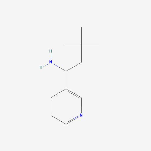 3,3-dimethyl-1-pyridin-3-ylbutan-1-amine (CAS: 959239-41-9) - Related Chemical Product