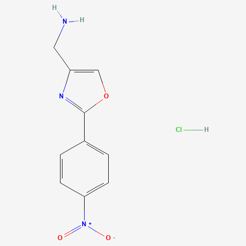 [2-(4-nitrophenyl)-1,3-oxazol-4-yl]methanamine;hydrochloride (CAS: 36841-46-0) - Related Chemical Product