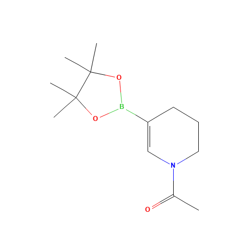 1-[5-(4,4,5,5-tetramethyl-1,3,2-dioxaborolan-2-yl)-3,4-dihydro-2H-pyridin-1-yl]ethanone (CAS: 1227068-63-4) - Related Chemical Product