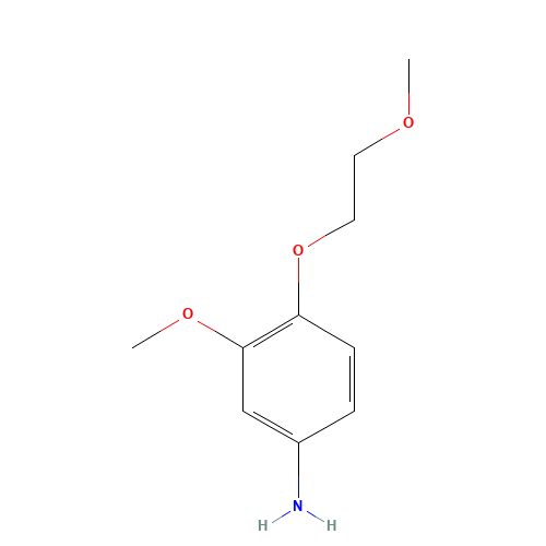 3-methoxy-4-(2-methoxyethoxy)aniline (CAS: 26181-52-2) - Related Chemical Product