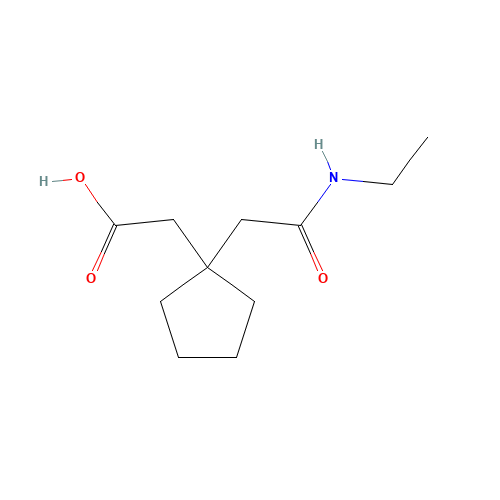 2-[1-[2-(ethylamino)-2-oxoethyl]cyclopentyl]acetic acid (CAS: 618414-88-3) - Related Chemical Product