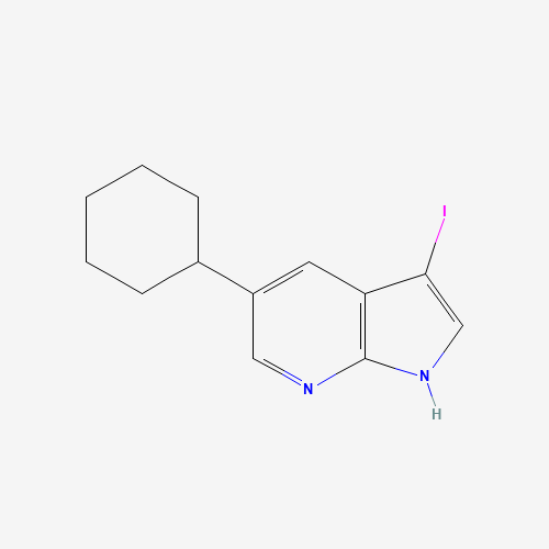 5-cyclohexyl-3-iodo-1H-pyrrolo[2,3-b]pyridine (CAS: 1046793-87-6) - Related Chemical Product
