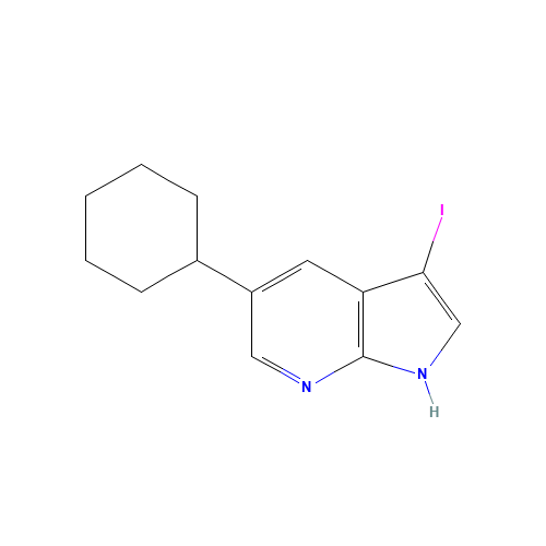 5-cyclohexyl-3-iodo-1H-pyrrolo[2,3-b]pyridine (CAS: 1046793-87-6) - Related Chemical Product