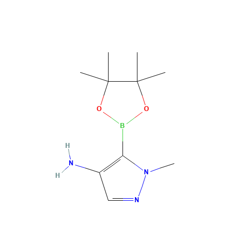 1-methyl-5-(4,4,5,5-tetramethyl-1,3,2-dioxaborolan-2-yl)pyrazol-4-amine (CAS: 948593-45-1) - Related Chemical Product