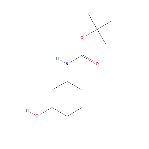 tert-butyl N-(3-hydroxy-4-methylcyclohexyl)carbamate (CAS: 1403864-55-0) - Related Chemical Product