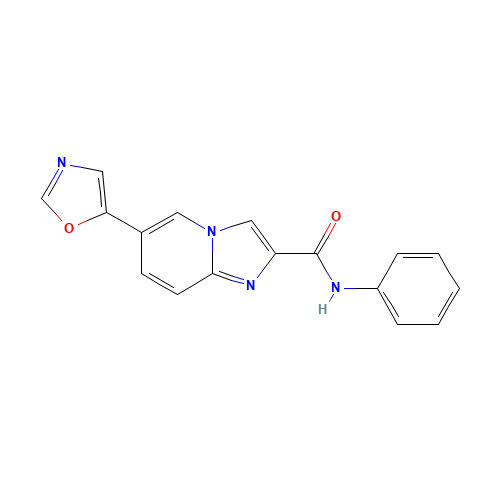 6-(1,3-oxazol-5-yl)-N-phenylimidazo[1,2-a]pyridine-2-carboxamide (CAS: 1167623-66-6) - Related Chemical Product