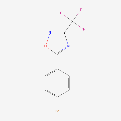 5-(4-bromophenyl)-3-(trifluoromethyl)-1,2,4-oxadiazole (CAS: 1394374-11-8) - Related Chemical Product