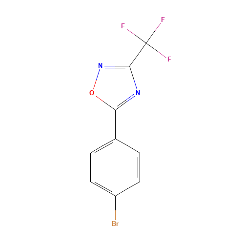 5-(4-bromophenyl)-3-(trifluoromethyl)-1,2,4-oxadiazole (CAS: 1394374-11-8) - Related Chemical Product