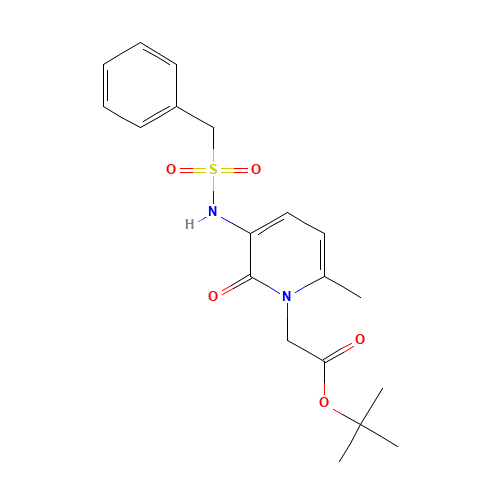 tert-butyl 2-[3-(benzylsulfonylamino)-6-methyl-2-oxopyridin-1-yl]acetate (CAS: 179524-35-7) - Related Chemical Product