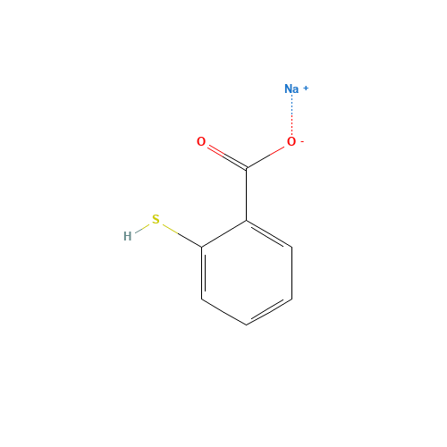 sodium;2-sulfanylbenzoate (CAS: 134-23-6) - Related Chemical Product