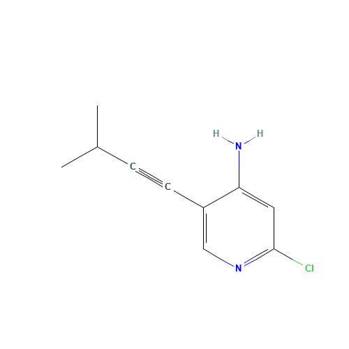 2-chloro-5-(3-methylbut-1-ynyl)pyridin-4-amine (CAS: 1202174-66-0) - Related Chemical Product