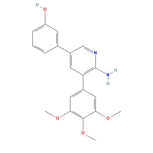 3-[6-amino-5-(3,4,5-trimethoxyphenyl)pyridin-3-yl]phenol (CAS: 1431985-92-0) - Related Chemical Product