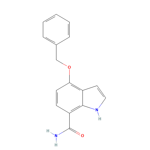 4-phenylmethoxy-1H-indole-7-carboxamide (CAS: 1253792-07-2) - Related Chemical Product