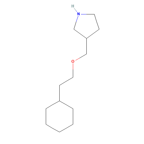 3-(2-cyclohexylethoxymethyl)pyrrolidine (CAS: 954220-61-2) - Related Chemical Product