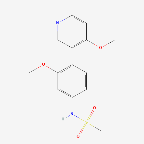 N-[3-methoxy-4-(4-methoxypyridin-3-yl)phenyl]methanesulfonamide (CAS: 1357092-09-1) - Related Chemical Product