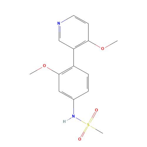 N-[3-methoxy-4-(4-methoxypyridin-3-yl)phenyl]methanesulfonamide (CAS: 1357092-09-1) - Related Chemical Product
