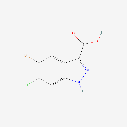 5-bromo-6-chloro-1H-indazole-3-carboxylic acid (CAS: 1467062-18-5) - Related Chemical Product