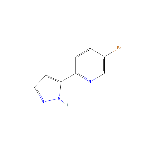 5-bromo-2-(1H-pyrazol-5-yl)pyridine (CAS: 811464-25-2) - Related Chemical Product